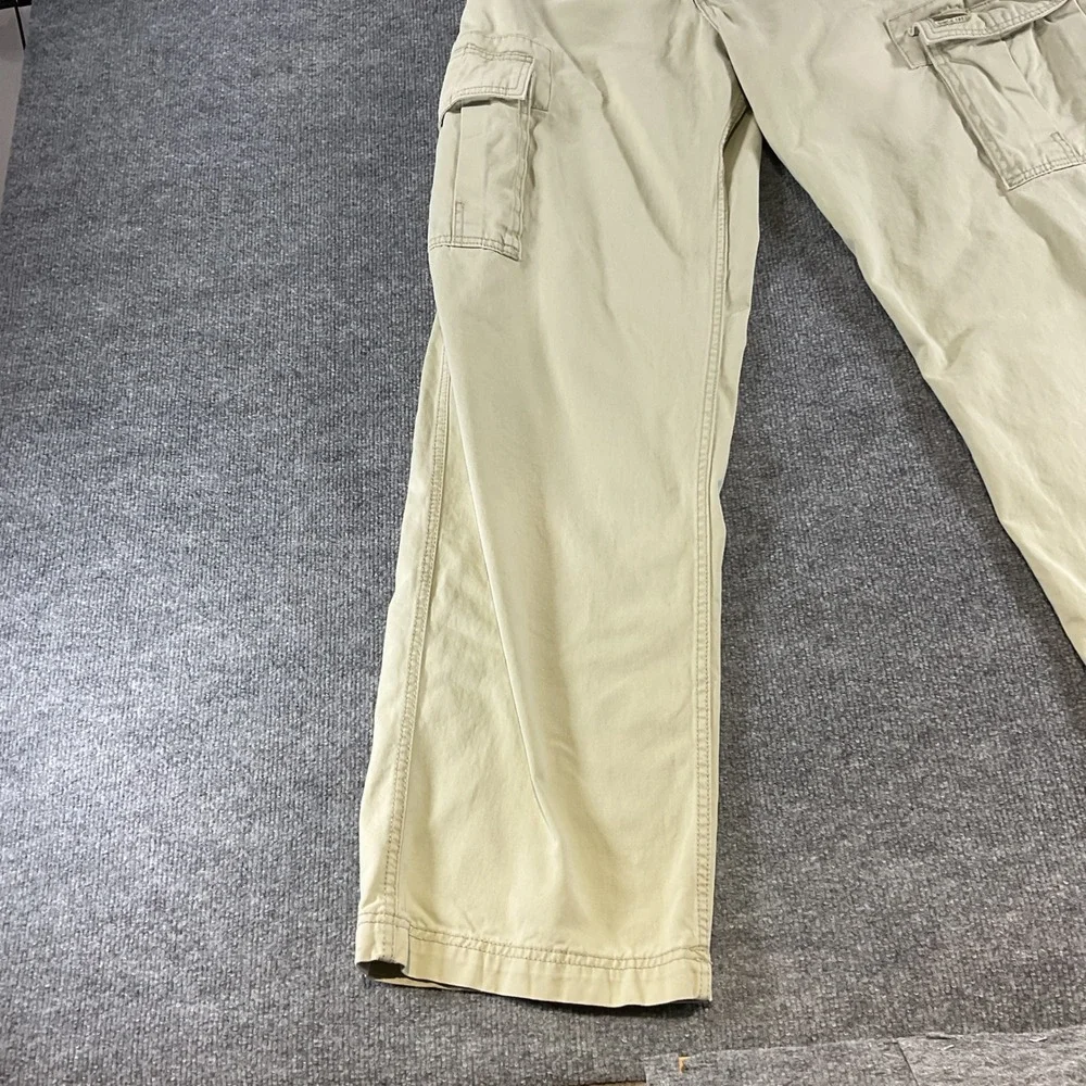 Levis Cargo Loose Straight Pants Mens 36x34 Khaki Utilit Work Cotton Cargo Pants